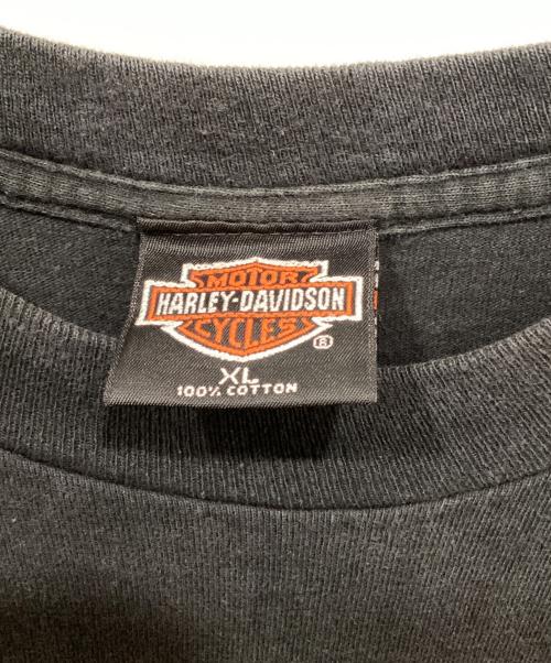 HARLEY-DAVIDSON（ハーレーダビッドソン）HARLEY-DAVIDSON (ハーレーダビッドソン) プリントTシャツ ブラック サイズ:XLの古着・服飾アイテム