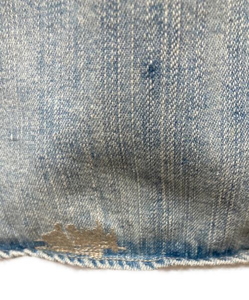 POLO RALPH LAUREN（ポロ・ラルフローレン）POLO RALPH LAUREN (ポロ・ラルフローレン) リペア加工ウエスタンデニムシャツ インディゴ サイズ:XLの古着・服飾アイテム