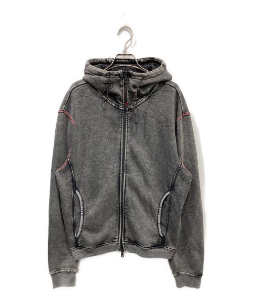 DIESEL（ディーゼル）DIESEL (ディーゼル) AMST-TRANE-HT48ジップパーカー ブラック サイズ:Sの古着・服飾アイテム