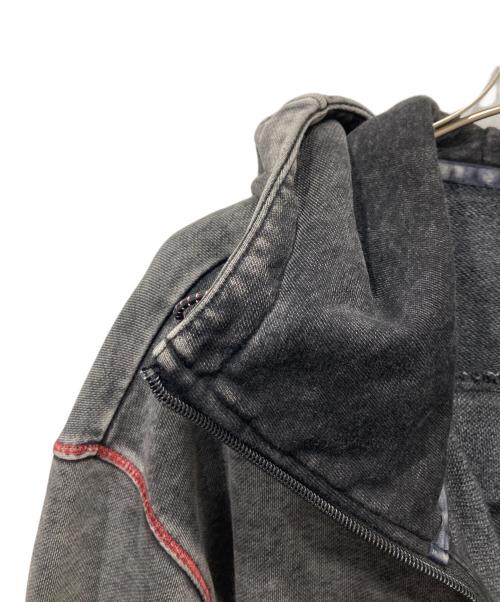 DIESEL（ディーゼル）DIESEL (ディーゼル) AMST-TRANE-HT48ジップパーカー ブラック サイズ:Sの古着・服飾アイテム