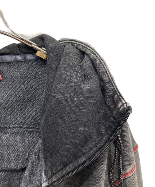 DIESEL（ディーゼル）DIESEL (ディーゼル) AMST-TRANE-HT48ジップパーカー ブラック サイズ:Sの古着・服飾アイテム