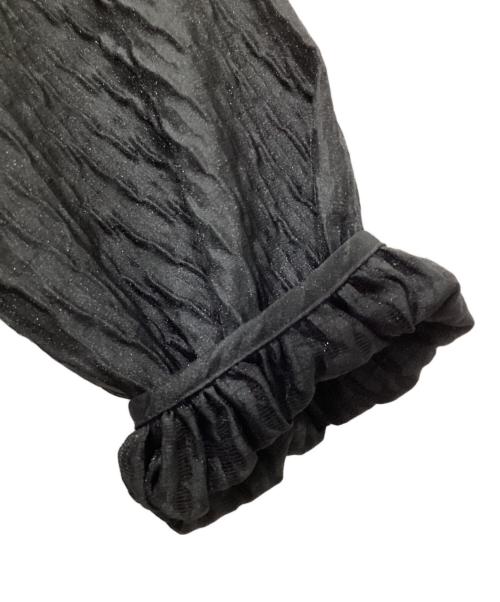 UNITED ARROWS（ユナイテッドアローズ）UNITED ARROWS (ユナイテッドアローズ) エアリージャカード 2WAY ブラウス ブラック サイズ:Mの古着・服飾アイテム