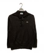 LACOSTE×BEAMS BOYラコステ×ビームスボーイ）の古着「ニットポロシャツ」｜ブラウン