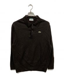LACOSTE×BEAMS BOY（ラコステ×ビームスボーイ）の古着「ニットポロシャツ」｜ブラウン