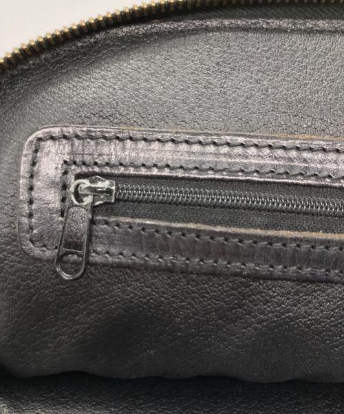 CELINE（セリーヌ）CELINE (セリーヌ) マカダム柄ドーム型ハンドバッグ ブラウン×ブラックの古着・服飾アイテム