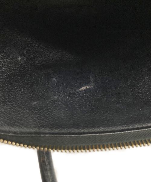 CELINE（セリーヌ）CELINE (セリーヌ) マカダム柄ドーム型ハンドバッグ ブラウン×ブラックの古着・服飾アイテム