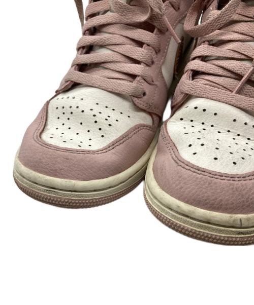NIKE（ナイキ）NIKE (ナイキ) Air Jordan 1 Mid Pink ピンク×ホワイト サイズ:25.5㎝の古着・服飾アイテム