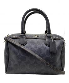 COACH（コーチ）の古着「2WAYバッグ」｜ネイビー