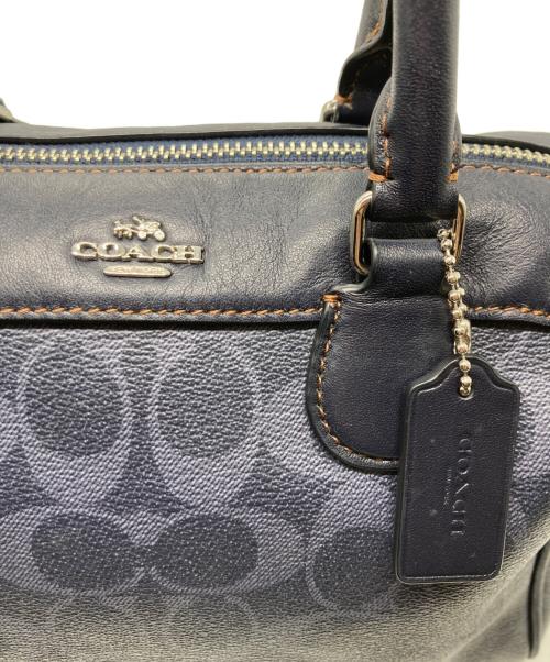 COACH（コーチ）COACH (コーチ) 2WAYバッグ ネイビーの古着・服飾アイテム