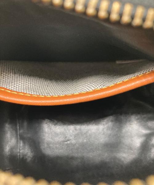 COACH（コーチ）COACH (コーチ) フラワー柄2WAYバッグ ブラウン×ピンクの古着・服飾アイテム
