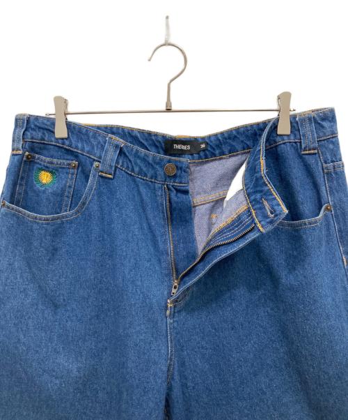 THEORIES（セオリーズ）THEORIES (セオリーズ) ワイドデニムパンツ インディゴ サイズ:36の古着・服飾アイテム