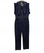 Bibiy.ビビィ）の古着「MATHILDA DENIM ROMPERS」｜インディゴ