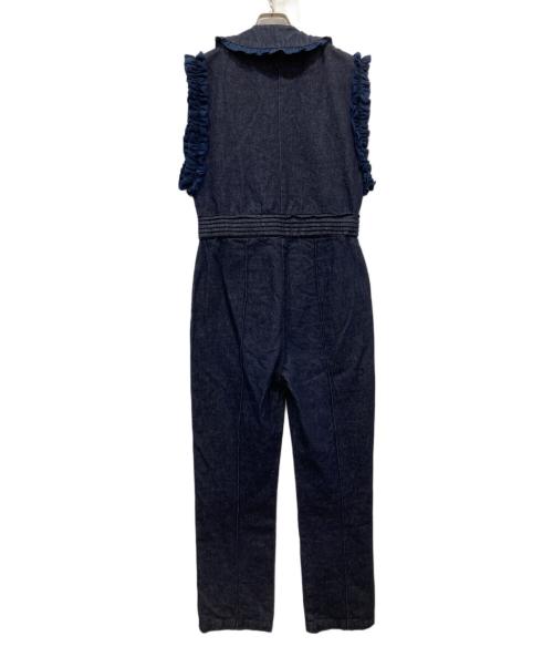 Bibiy.（ビビィ）Bibiy. (ビビィ) MATHILDA DENIM ROMPERS インディゴ サイズ:Mの古着・服飾アイテム
