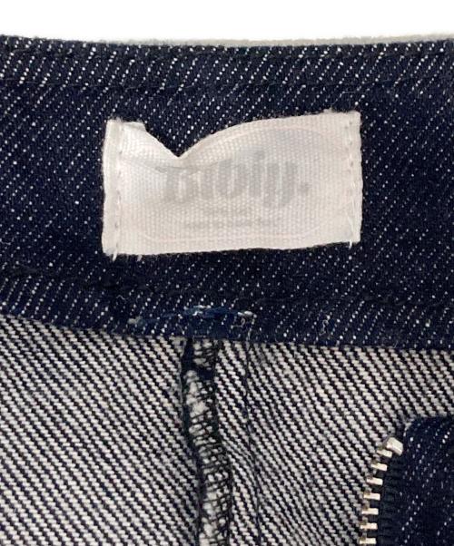 Bibiy.（ビビィ）Bibiy. (ビビィ) MATHILDA DENIM ROMPERS インディゴ サイズ:Mの古着・服飾アイテム