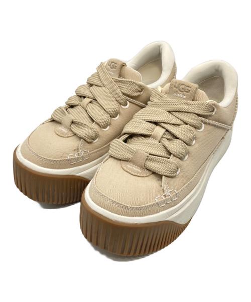 UGG（アグ）UGG (アグ) EZ-Duzzit Essential Lace Up / イージー ダジット エッセンシャル レースアップ ベージュ サイズ:24cmの古着・服飾アイテム
