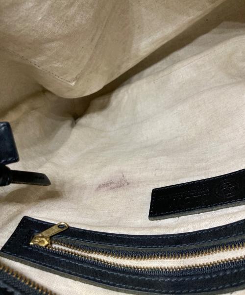 SLOW（スロウ）SLOW (スロウ) レザーショルダーバッグ ブラックの古着・服飾アイテム