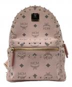 MCMエムシーエム）の古着「ヴィセトス・バックパック スタッズリュック」｜パウダーピンク