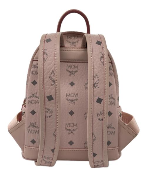 MCM（エムシーエム）MCM (エムシーエム) ヴィセトス・バックパック スタッズリュック パウダーピンクの古着・服飾アイテム
