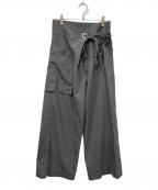 Ujohウジョー）の古着「別注Eylet Wide PNT」｜グレー