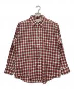 L.L.Beanエルエルビーン）の古着「70’s チェックシャツ」｜レッド×ホワイト