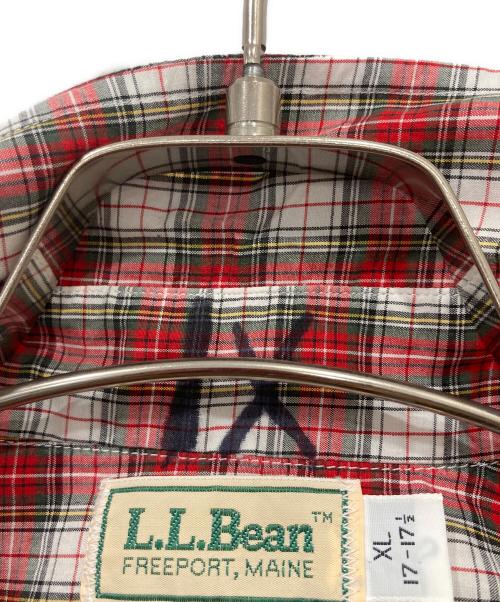 L.L.Bean（エルエルビーン）L.L.Bean (エルエルビーン) 70’s チェックシャツ レッド×ホワイト サイズ:XLの古着・服飾アイテム