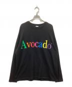 byeA×FRUIT OF THE LOOMバイエー×フルーツオブザルーム）の古着「別注プリントカットソー」｜ブラック