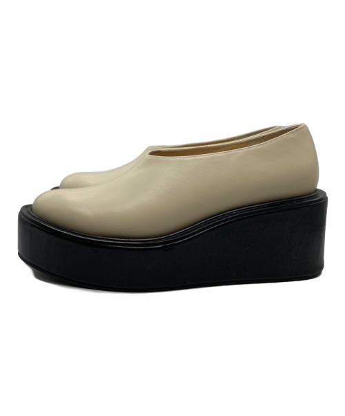 CLANE（クラネ）CLANE (クラネ) VOLUME SOLE SHOES ベージュ サイズ:23の古着・服飾アイテム