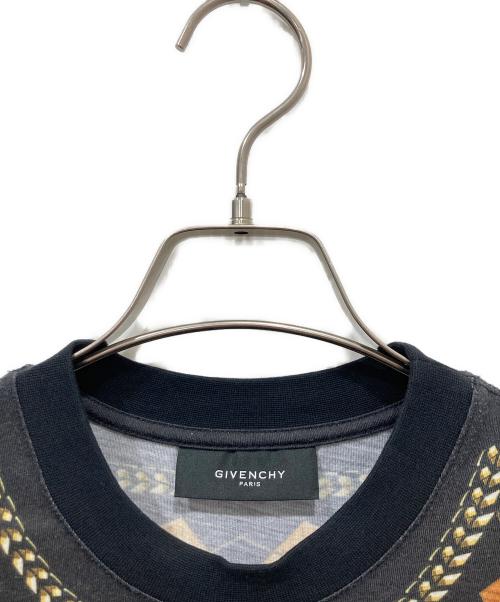 GIVENCHY（ジバンシィ）GIVENCHY (ジバンシィ) 総柄半袖カットソー ブラック サイズ:XXSの古着・服飾アイテム