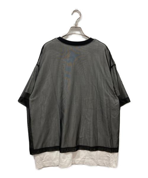 MAISON SPECIAL（メゾンスペシャル）MAISON SPECIAL (メゾンスペシャル) Layered Tulle T-shirt グレー サイズ:FREEの古着・服飾アイテム