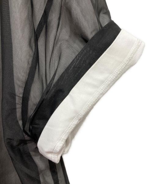 MAISON SPECIAL（メゾンスペシャル）MAISON SPECIAL (メゾンスペシャル) Layered Tulle T-shirt グレー サイズ:FREEの古着・服飾アイテム