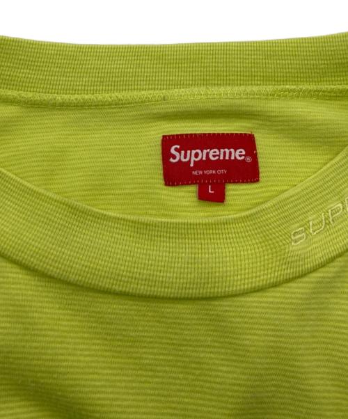 SUPREME（シュプリーム）SUPREME (シュプリーム) ロングスリーブカットソー イエロー サイズ:Lの古着・服飾アイテム