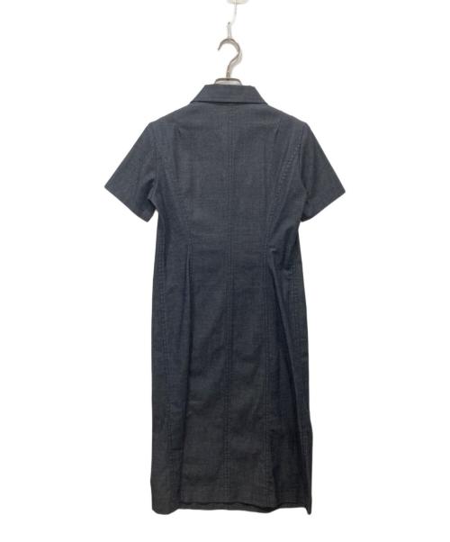 BURBERRY LONDON（バーバリーロンドン）BURBERRY LONDON (バーバリーロンドン) 半袖シャツワンピース インディゴ サイズ:38の古着・服飾アイテム