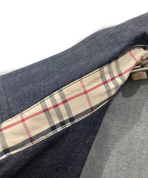 BURBERRY LONDON（バーバリーロンドン）BURBERRY LONDON (バーバリーロンドン) 半袖シャツワンピース インディゴ サイズ:38の古着・服飾アイテム