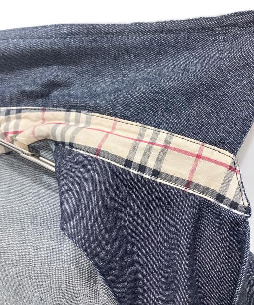 BURBERRY LONDON（バーバリーロンドン）BURBERRY LONDON (バーバリーロンドン) 半袖シャツワンピース インディゴ サイズ:38の古着・服飾アイテム