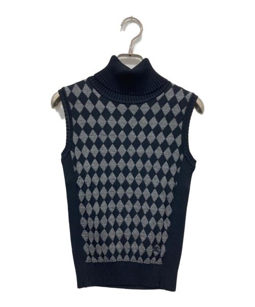 BURBERRY LONDON（バーバリーロンドン）BURBERRY LONDON (バーバリーロンドン) ノースリーブニット グレー サイズ:１の古着・服飾アイテム