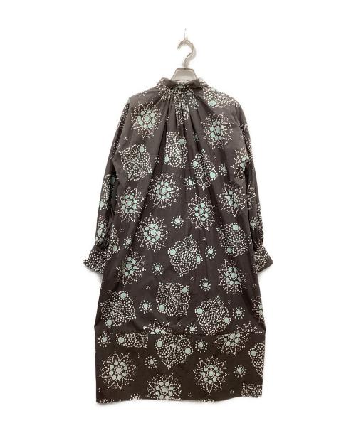 house of lotus（ハウスオブロータス）house of lotus (ハウスオブロータス) 総柄シャツワンピース グレー サイズ:Mの古着・服飾アイテム