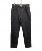 SOFTHYPHENソフトハイフン）の古着「TAPERED SLIM FIT JEANS」｜ブラック