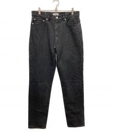 SOFTHYPHEN（ソフトハイフン）の古着「TAPERED SLIM FIT JEANS」｜ブラック