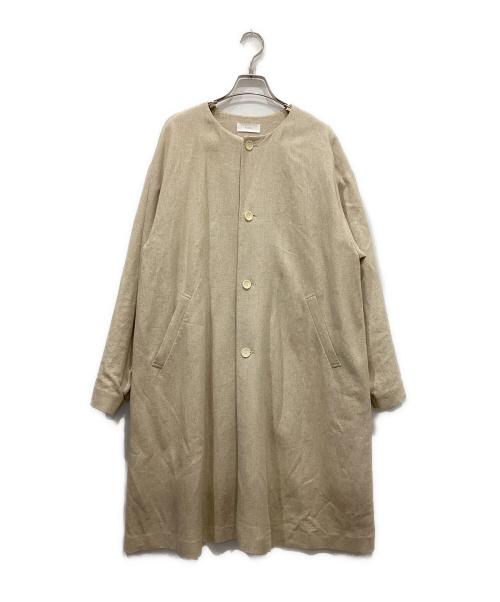 KAGURE（カグレ）KAGURE (カグレ) リネンレーヨンテントコート ベージュ サイズ:Freeの古着・服飾アイテム