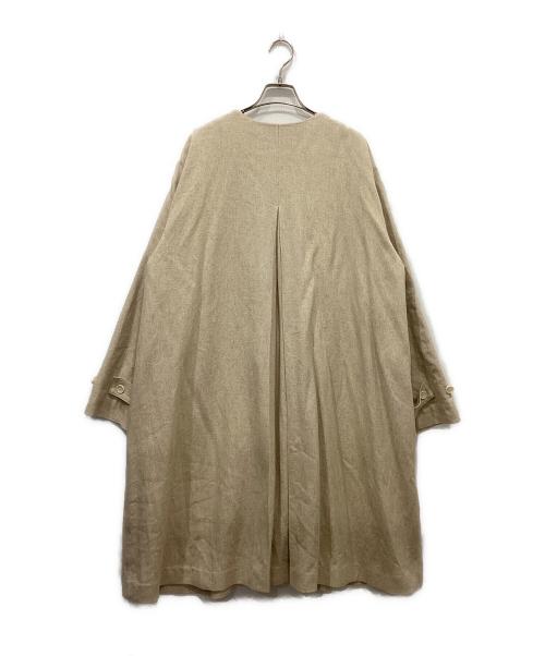 KAGURE（カグレ）KAGURE (カグレ) リネンレーヨンテントコート ベージュ サイズ:Freeの古着・服飾アイテム