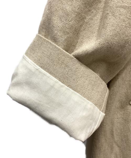 KAGURE（カグレ）KAGURE (カグレ) リネンレーヨンテントコート ベージュ サイズ:Freeの古着・服飾アイテム