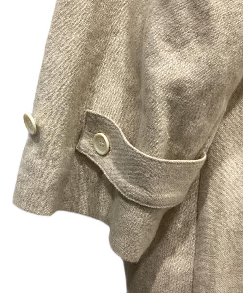 KAGURE（カグレ）KAGURE (カグレ) リネンレーヨンテントコート ベージュ サイズ:Freeの古着・服飾アイテム