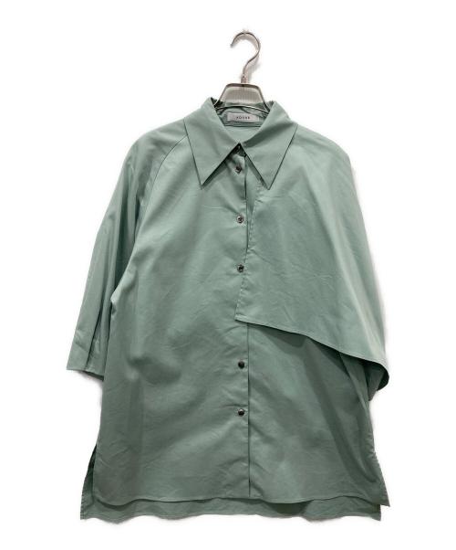 ADORE（アドーア）ADORE (アドーア) アシンメトリーパフスリーブシャツ ミント サイズ:不明の古着・服飾アイテム
