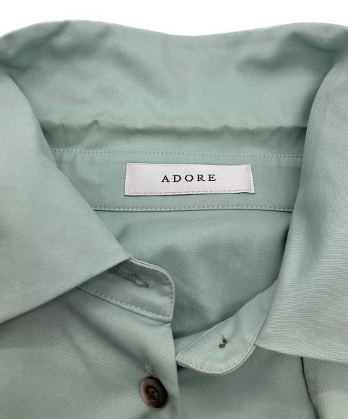 ADORE（アドーア）ADORE (アドーア) アシンメトリーパフスリーブシャツ ミント サイズ:不明の古着・服飾アイテム
