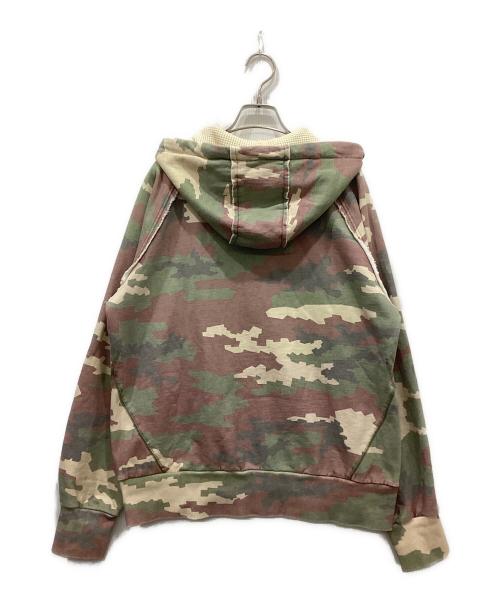 FAF（エフエーエフ）FAF (エフエーエフ) AGED ZIP UP HOODIE カーキ サイズ:2の古着・服飾アイテム