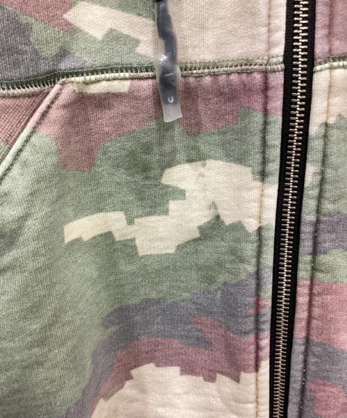 FAF（エフエーエフ）FAF (エフエーエフ) AGED ZIP UP HOODIE カーキ サイズ:2の古着・服飾アイテム