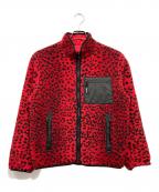SUPREMEシュプリーム）の古着「Leopard Fleece Reversible Jacket」｜レッド