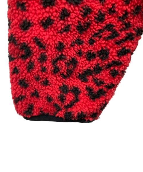SUPREME（シュプリーム）Supreme (シュプリーム) Leopard Fleece Reversible Jacket レッド サイズ:Sの古着・服飾アイテム