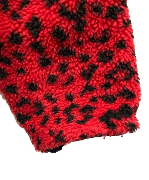 SUPREME（シュプリーム）Supreme (シュプリーム) Leopard Fleece Reversible Jacket レッド サイズ:Sの古着・服飾アイテム