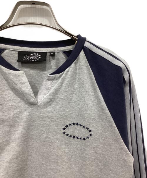 AFB（エーエフビー）AFB (エーエフビー) RAGLAN LS TEE グレー サイズ:Mの古着・服飾アイテム